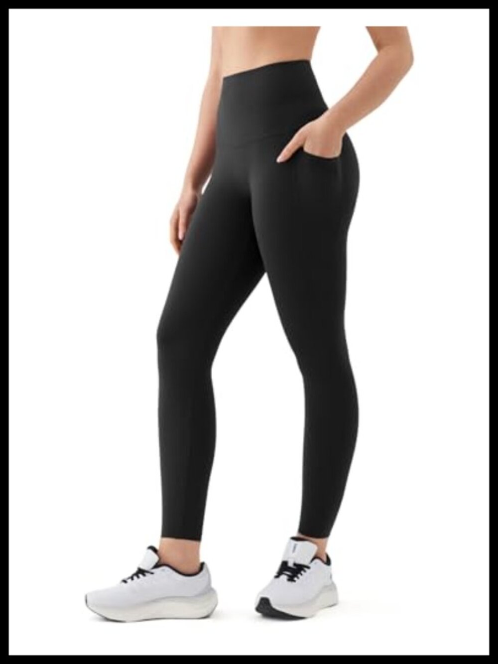 K-Swiss Workout Leggings High Waist Seamless Yoga Pants with Pockets